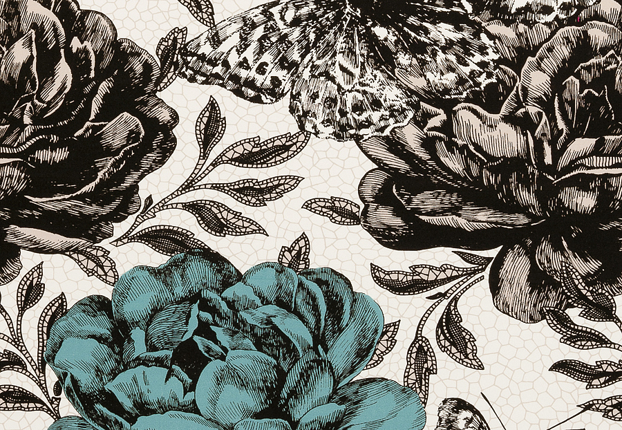Ткань Clarke & Clarke Floribunda F0473/01