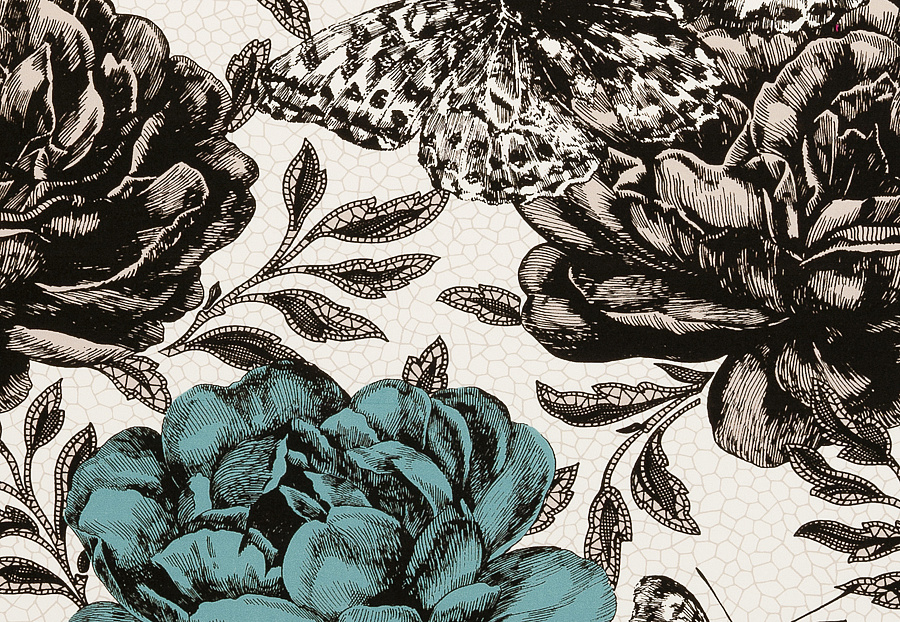 Ткань Clarke & Clarke Floribunda F0473/01
