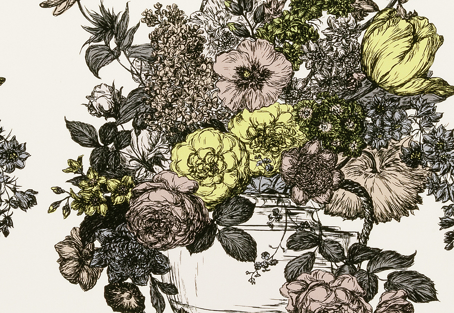 Ткань Clarke & Clarke Floribunda F0472/05