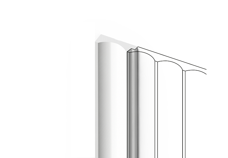Молдинги HIWOOD Hiwood Decor LF139A/NP Белый
