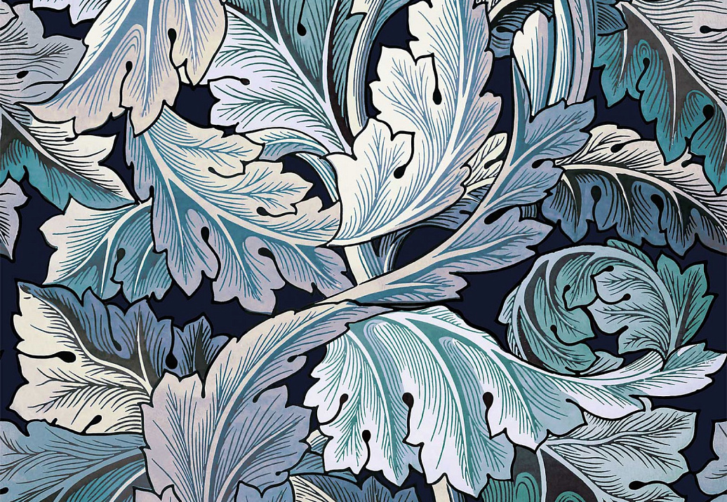 Панно и фотообои House Of Hackney London 1 Acanthus/Aegean Blue/Midnight