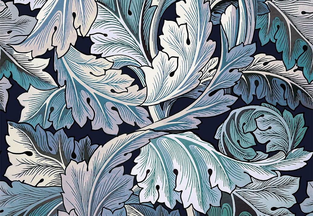 Панно и фотообои House Of Hackney London 1 Acanthus/Aegean Blue/Midnight