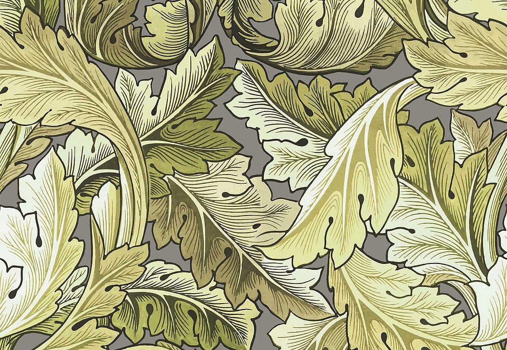 Панно и фотообои House Of Hackney London 1 Acanthus/Fossil Grey/Ochre