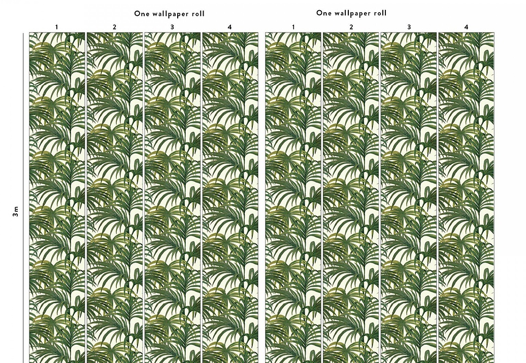 Панно и фотообои House Of Hackney London 2 Palmeral/White/Green