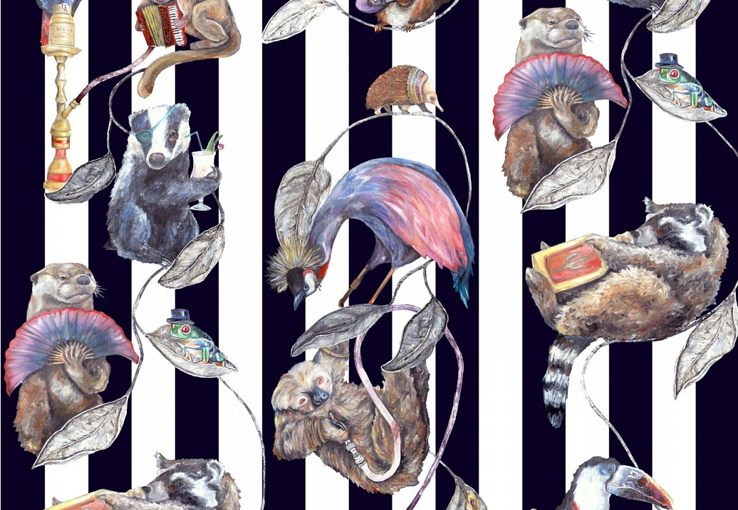 Панно и фотообои House Of Hackney London 2 Hackney Empire/Midnight Stripe