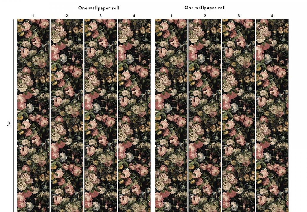 Панно и фотообои House Of Hackney London 2 Midnight Garden/Multi Floral