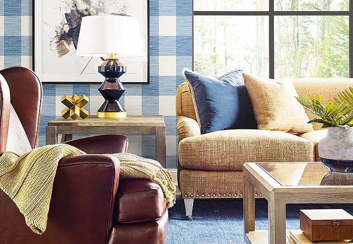Обои Seabrook Lux Retreat by Lillian August LN10802