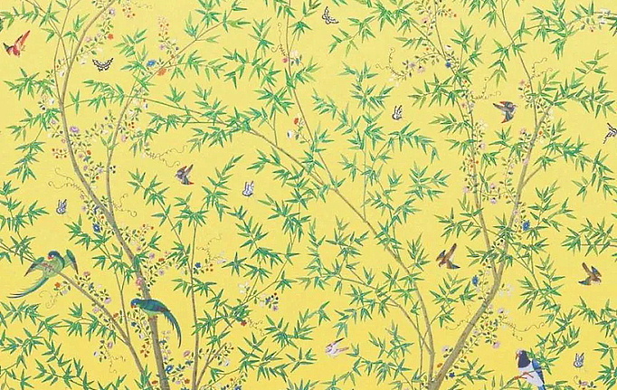 Английские панно и фотообои Little Greene, коллекция National Trust Papers, артикул 0245BSSUNB2