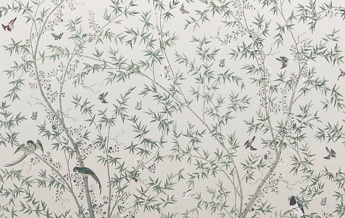 Английские панно и фотообои Little Greene, коллекция National Trust Papers, артикул 0245BSOYSTE2