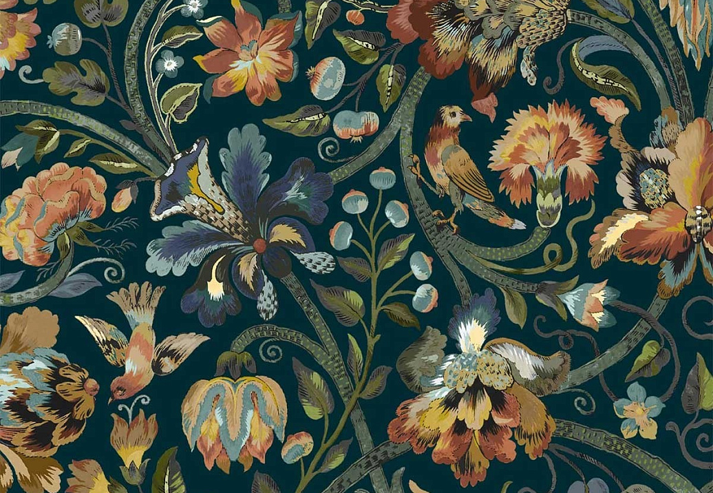 Ткань House Of Hackney Gaia Velvet 1-FA-GAI-VE-MID-XXX-XXX