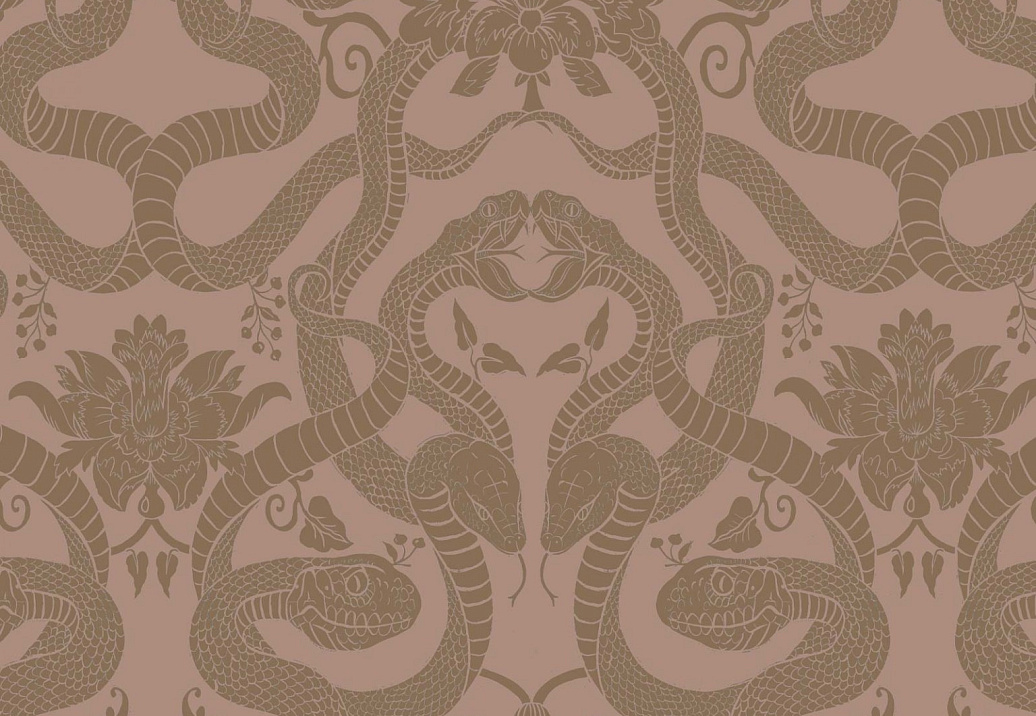 Ткань House Of Hackney Anaconda Velvet 1-FA-ANC-VE-PNK-XXX-XXX
