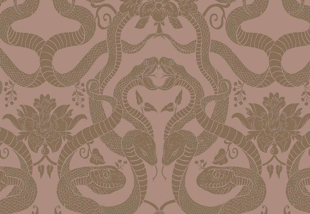 Ткань House Of Hackney Anaconda Velvet 1-FA-ANC-VE-PNK-XXX-XXX