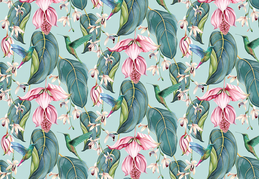 Ткань Osborne & Little Summerhouse F7443-02