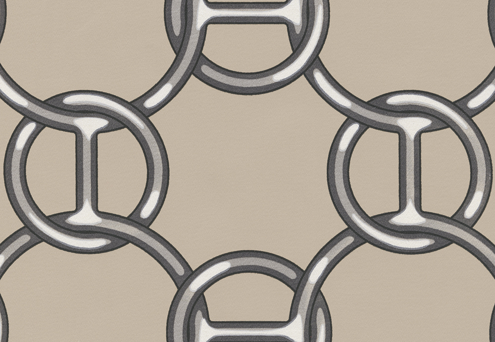 Ткань Hermes Fil d'Argent 211018M01