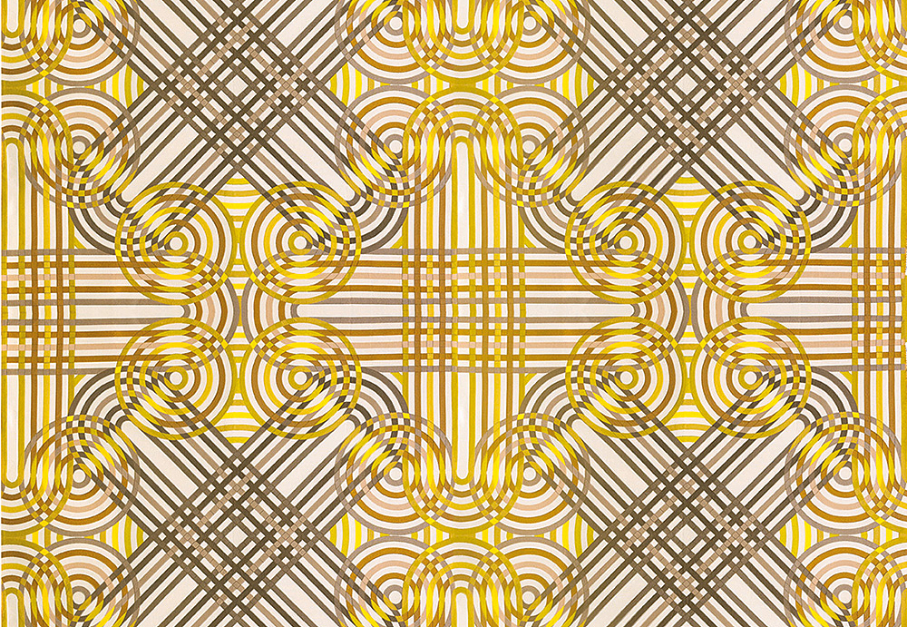 Ткань Hermes Spirographie 211056M02