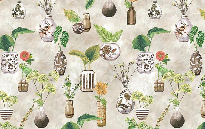 Английские обои Designers Guild, коллекция Pottery Studio, артикул PDG1204/02