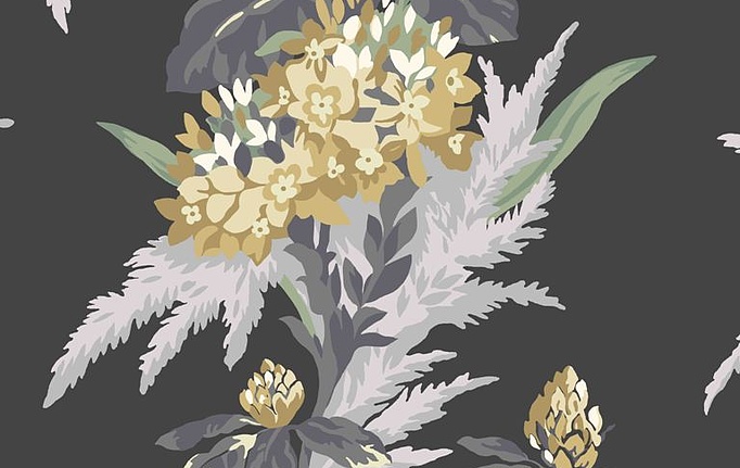 Английские обои 1838 Wallcoverings, коллекция Aurora, артикул 1804-116-01