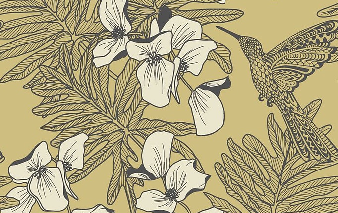 Английские обои 1838 Wallcoverings, коллекция Aurora, артикул 1804-117-01