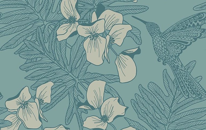 Английские обои 1838 Wallcoverings, коллекция Aurora, артикул 1804-117-03