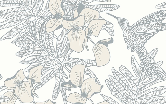 Английские обои 1838 Wallcoverings, коллекция Aurora, артикул 1804-117-05