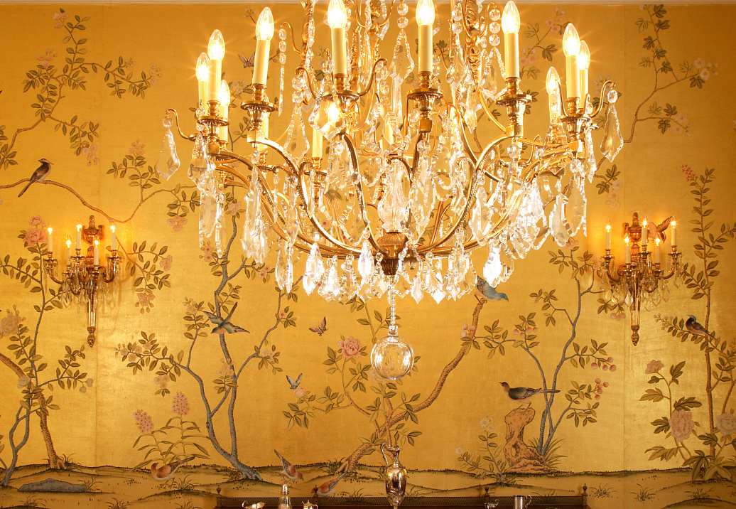 Обои De Gournay Chinoiserie Badminton/C-078