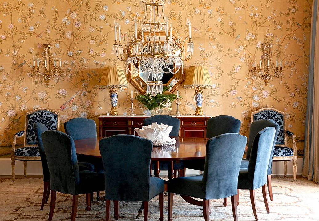 Обои De Gournay Chinoiserie Chatsworth/C-076