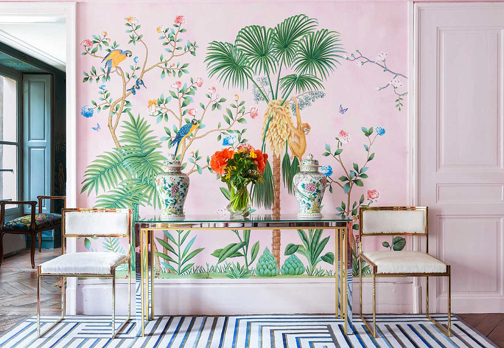 Обои De Gournay Chinoiserie Amazonia/C-087