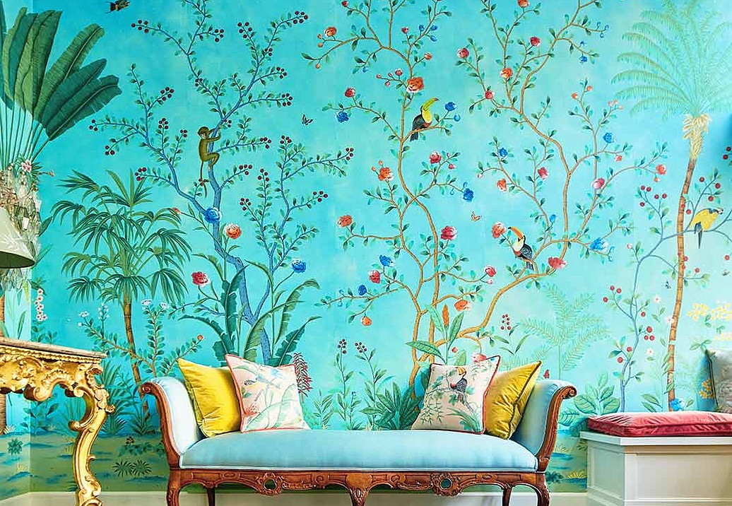 Обои De Gournay Chinoiserie Amazonia/C-087