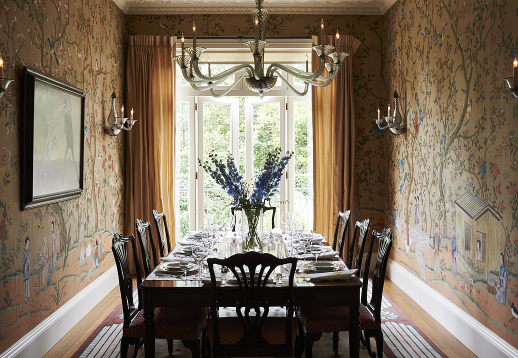Обои De Gournay Chinoiserie Abbotsford/C-080