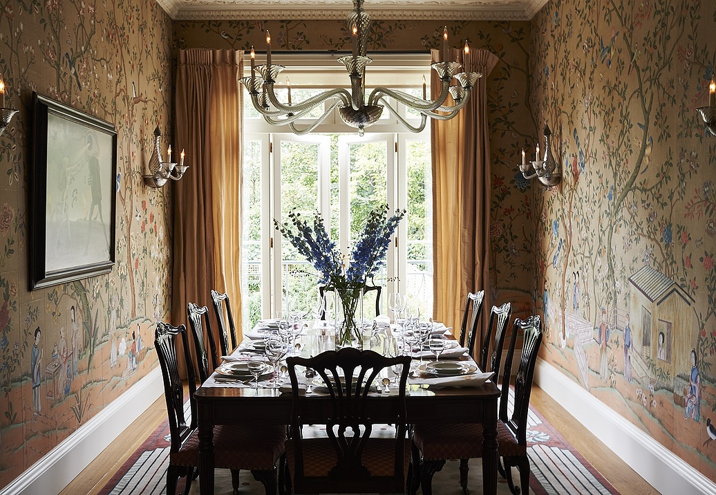 Обои De Gournay Chinoiserie Abbotsford/C-080