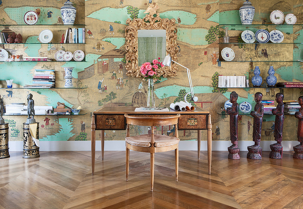 Обои De Gournay Chinoiserie Coutts/C-019