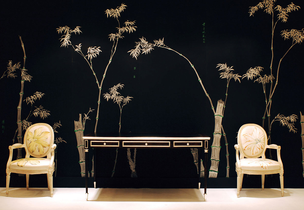 Обои De Gournay Japanese & Korean Bamboo/K-04
