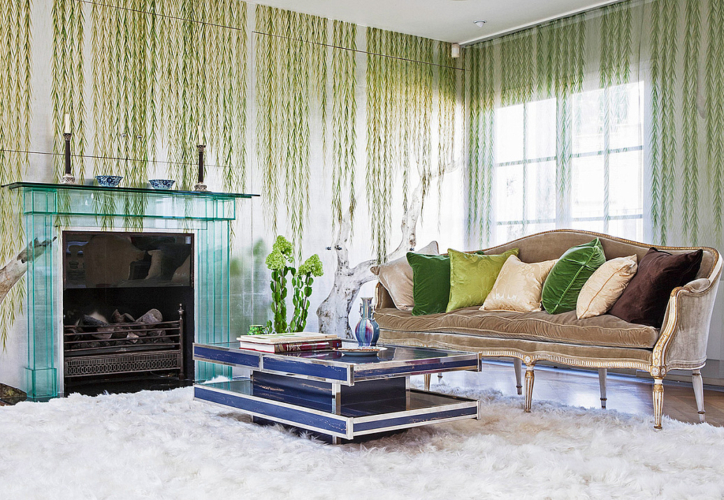 Обои De Gournay Japanese & Korean Willow/K-09