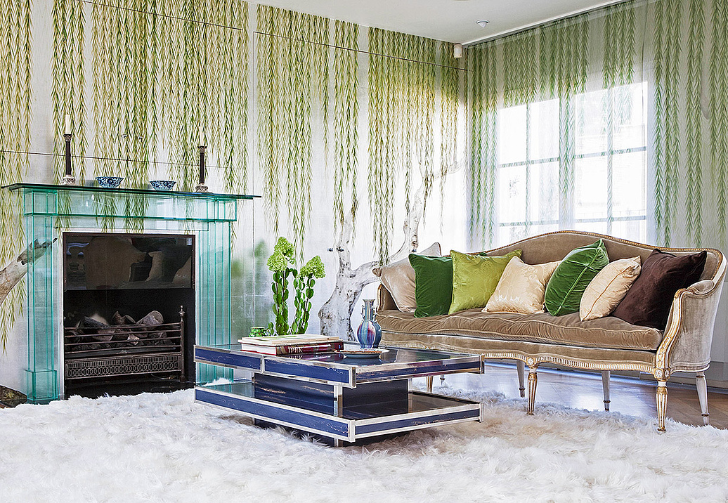 Обои De Gournay Japanese & Korean Willow/K-09
