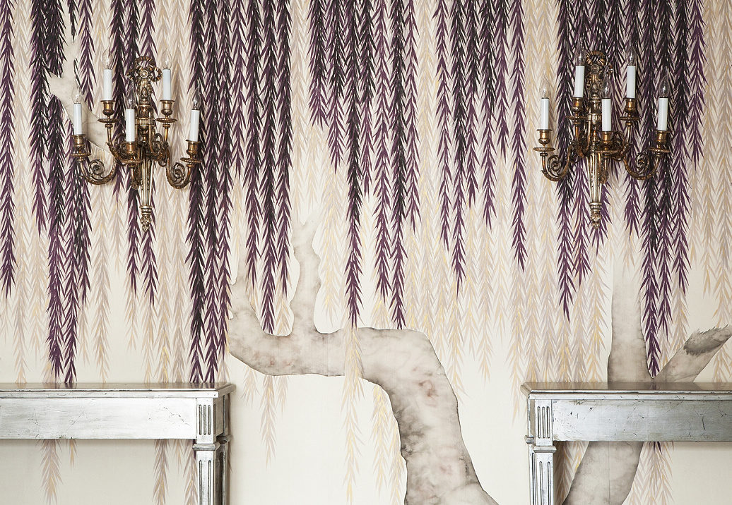 Обои De Gournay Japanese & Korean Willow/K-09