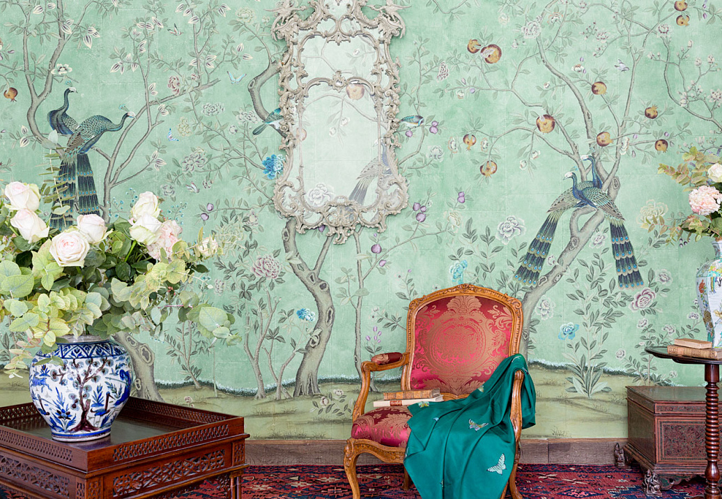 Обои De Gournay Chinoiserie St Laurent/C-084