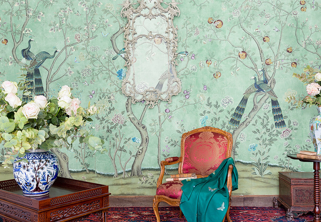 Обои De Gournay Chinoiserie St Laurent/C-084