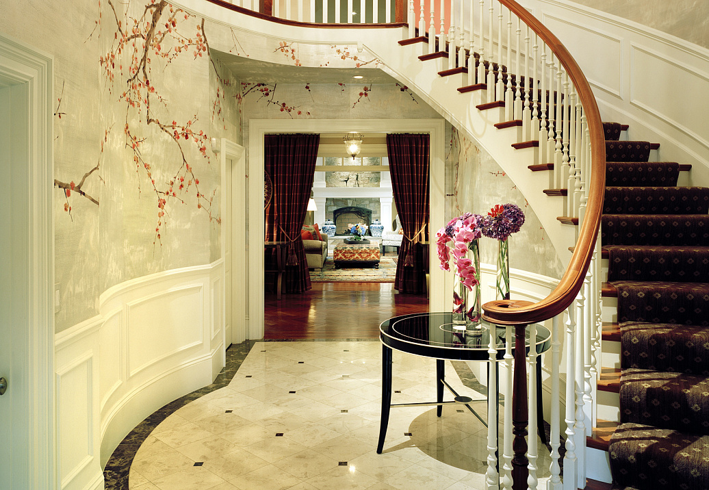 Обои De Gournay Japanese & Korean Plum Blossom/K-07
