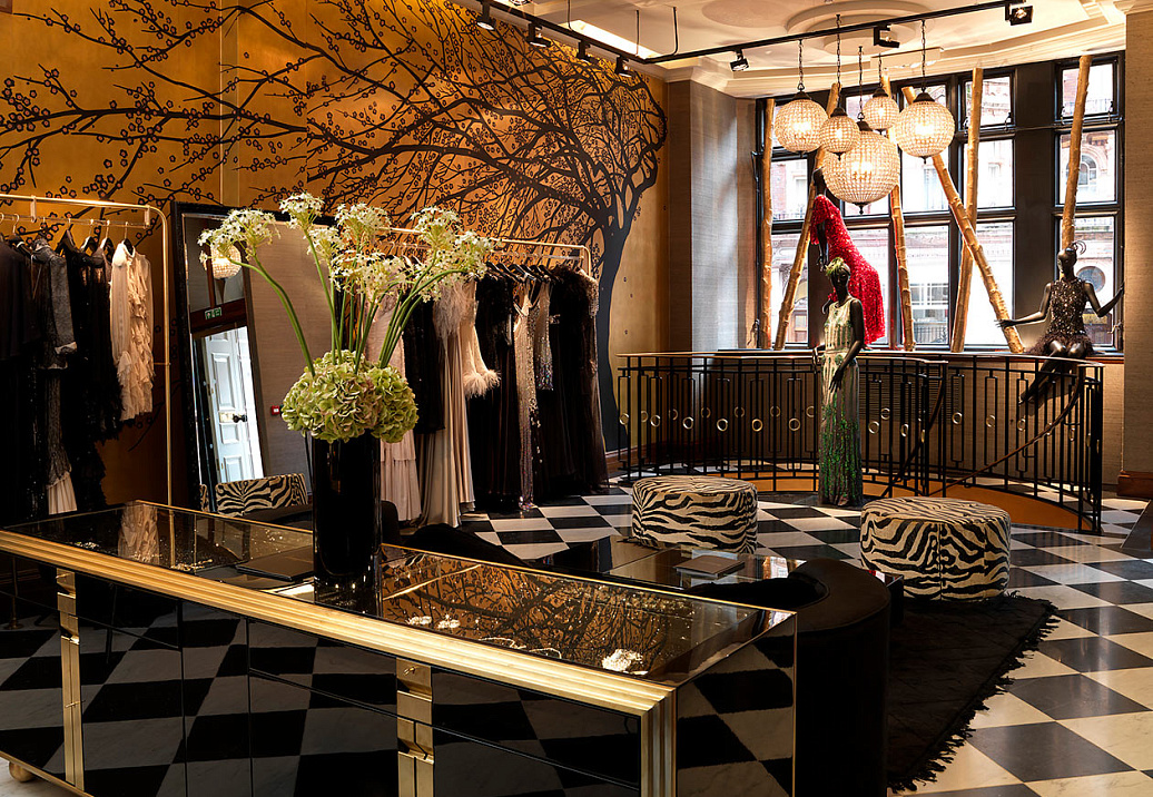 Обои De Gournay Japanese & Korean Windswept Blossom/K-12