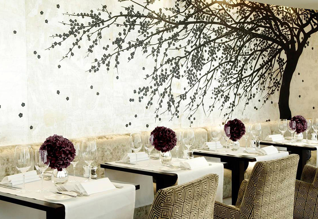 Обои De Gournay Japanese & Korean Windswept Blossom/K-12