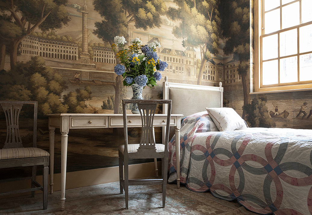 Обои De Gournay Papiers Peints Panoramiques Monuments of Paris/E-11