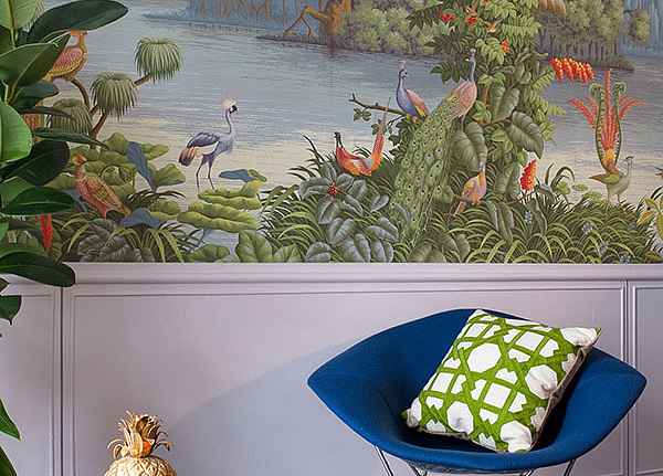 Обои De Gournay Papiers Peints Panoramiques Le Bresil/E-19