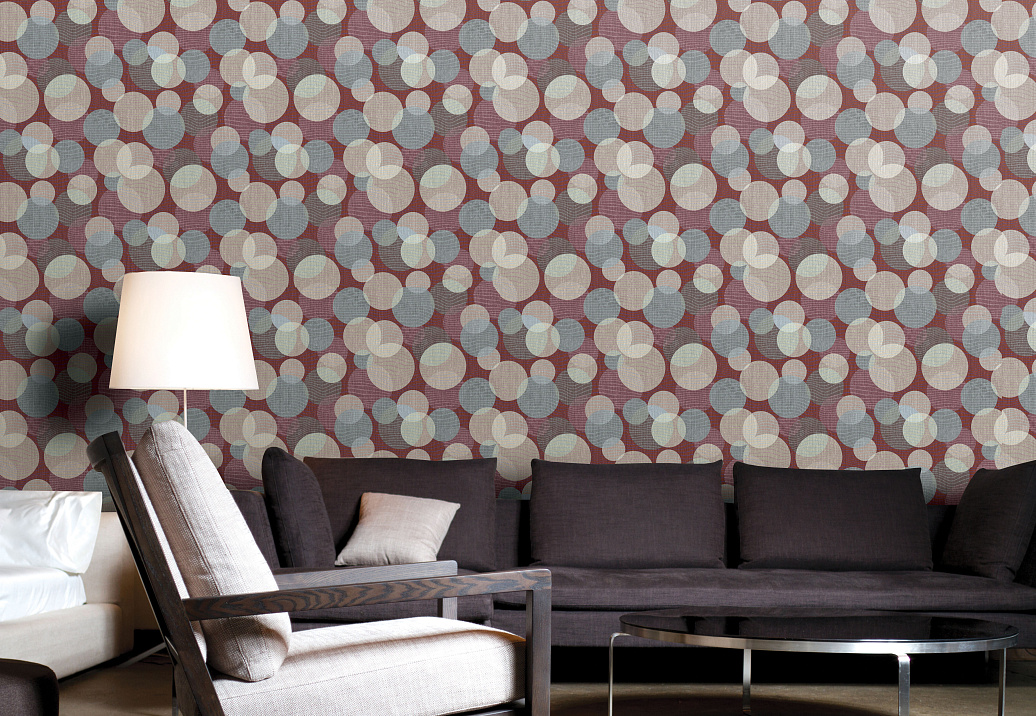 Обои Crocus Collection 1 Giove Aubergine