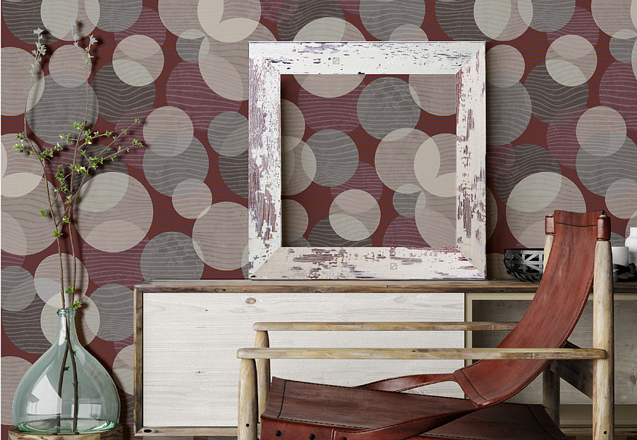 Обои Crocus Collection 1 Giove Aubergine