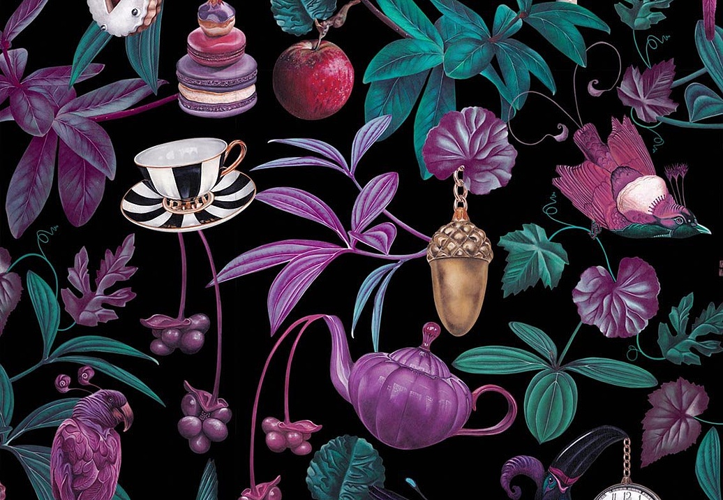 Обои Witch & Watchman Wallpaper Collection Belladonna Dark