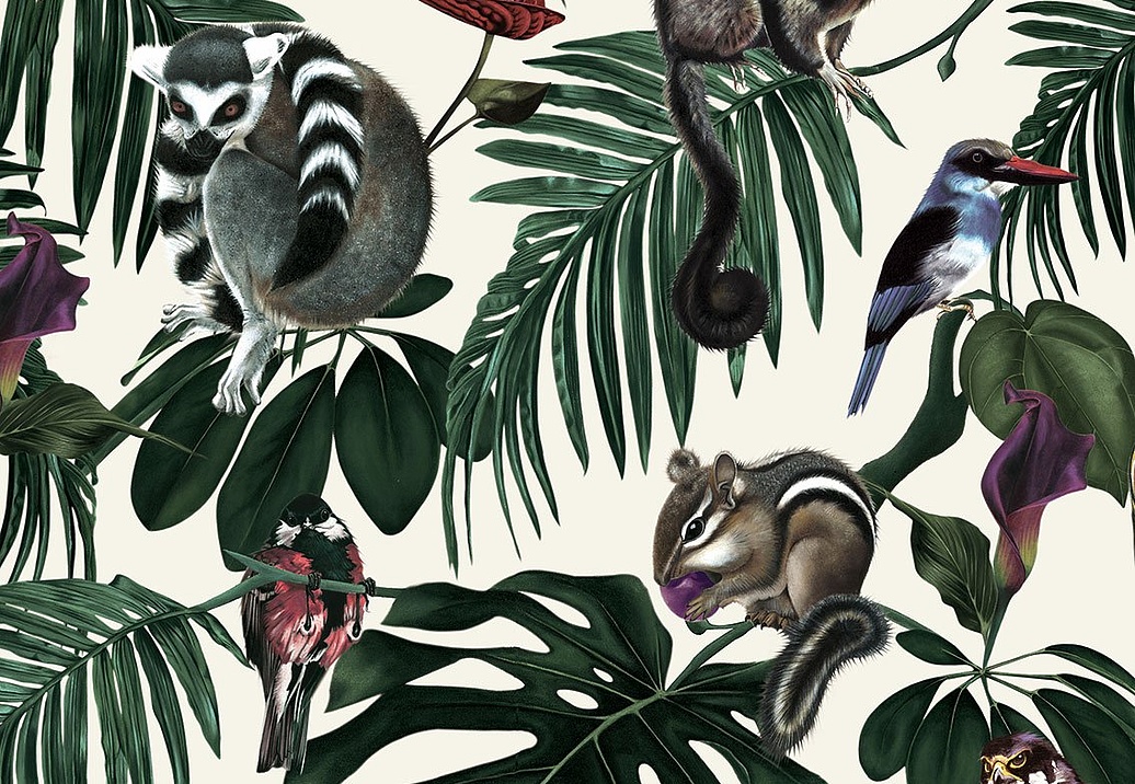 Обои Witch & Watchman Wallpaper Collection Amazonia Light