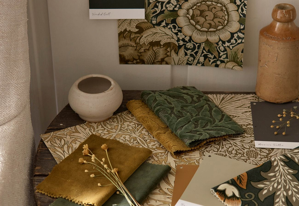 Ткань Morris & Co Wardle Velvets 237294