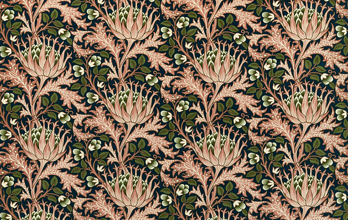Английская ткань Morris & Co, коллекция Wardle Velvets, артикул 227002