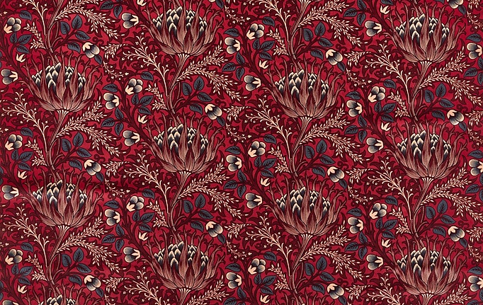 Английская ткань Morris & Co, коллекция Wardle Velvets, артикул 227001