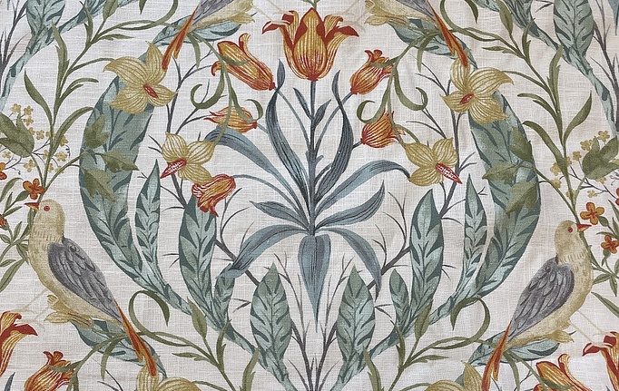 Бельгийская ткань Galleria Arben, коллекция Vincent, артикул Guinevere/247/Foliage